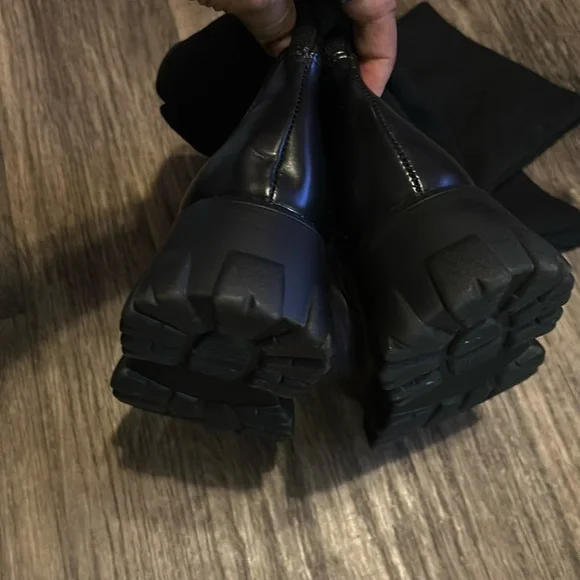 Women's Over Knees Knitted Thigh High Boots - Picture 7 of 8